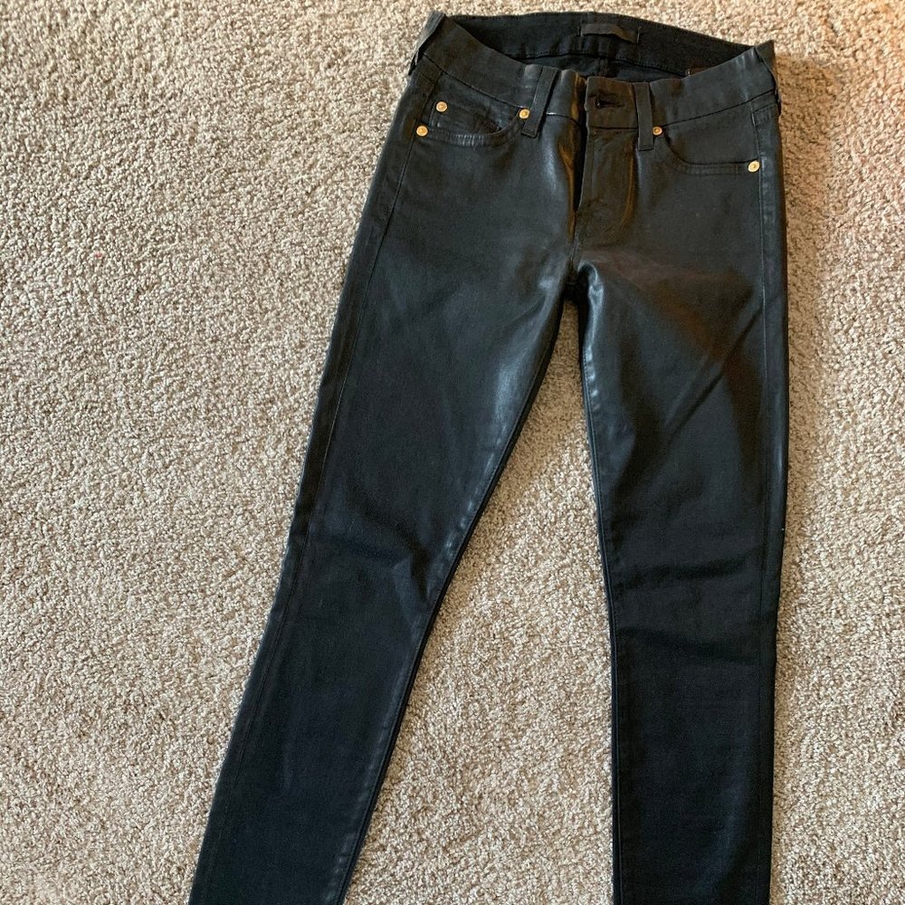 New 7 for All Mankind Jeans Women Black Size 25